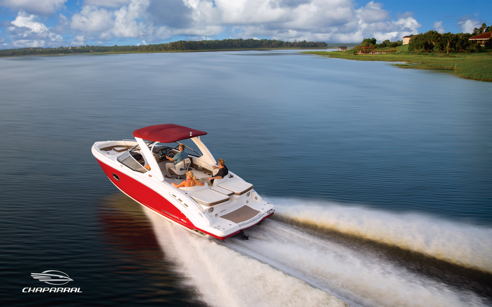 Chaparral boat from Pilot Knob Marina on Lake George